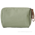 2021 New Multi function Make up Pouch Green Polyester Zipper Cosmetic bags & cases